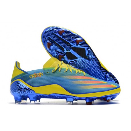 adidas X Ghosted.1 FG Scarpe X-Men Cyclops - Blu Rosso Vivido Giallo Acceso