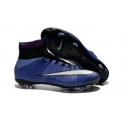 Scrape Nike Mercurial Superfly Iv FG Terreno Duro Viola Nero Bianco