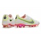 Scarpa Nuovo Nike Tiempo Legend IX Elite FG Bianco Rosso Rosa