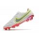 Scarpa Nuovo Nike Tiempo Legend IX Elite FG Bianco Rosso Rosa