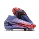 Scarpe Nike Mercurial Superfly 8 Elite DF FG Mbappe Thistle Chiaro Argento Metallico