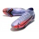 Scarpe Nike Mercurial Superfly 8 Elite DF FG Mbappe Thistle Chiaro Argento Metallico