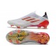 adidas X Speedflow+ FG Nuovo Bianco Ferro Metallizzato Rosso Solare