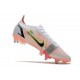 Scarpe Nike Mercurial Vapor 14 Elite SG-Pro Bianco Nero Cremisi Vivace Rosa Blast