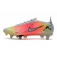 Scarpe Nike Mercurial Vapor 14 Elite SG-Pro Bianco Argento Metallico Platino Puro