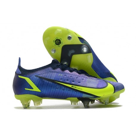 Scarpe Nike Mercurial Vapor 14 Elite SG-Pro Zaffiro Volt Blu Void