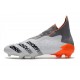 adidas Scarpa Predator Freak+ FG Bianco Ferro Metallizzato Rosso Solare