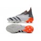 adidas Scarpa Predator Freak+ FG Bianco Ferro Metallizzato Rosso Solare