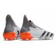 adidas Scarpa Predator Freak+ FG Bianco Ferro Metallizzato Rosso Solare