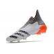 adidas Scarpa Predator Freak+ FG Bianco Ferro Metallizzato Rosso Solare