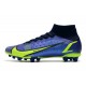 Nike Mercurial Superfly 8 Elite AG Pro Zaffiro Volt Blu Void