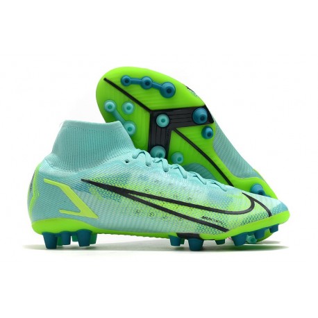 Nike Mercurial Superfly 8 Elite AG Pro Turchese Dinamico Lime Glow