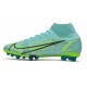 Nike Mercurial Superfly 8 Elite AG Pro Turchese Dinamico Lime Glow