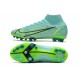 Nike Mercurial Superfly 8 Elite AG Pro Turchese Dinamico Lime Glow