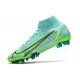 Nike Mercurial Superfly 8 Elite AG Pro Turchese Dinamico Lime Glow