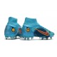 Nike Mercurial Superfly 8 Elite SG Pro AC Blu Cloro Arancione Laser Marina