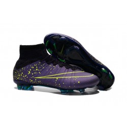 Scrapa da Calcio Nike Mercurial Superfly 4 FG ACC Viola Nero