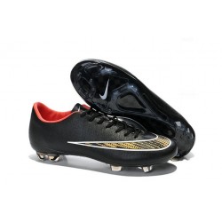 Scarpe de Calcetto Nike Mercurial Vapor X FG ACC Nero Oro Rosso