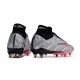 Nike Air Zoom Mercurial Superfly IX Elite SG Argento Metallico Rosa Hyper Nero