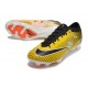 Nike Air Zoom Mercurial Vapor 15 Elite FG Nero Giallo