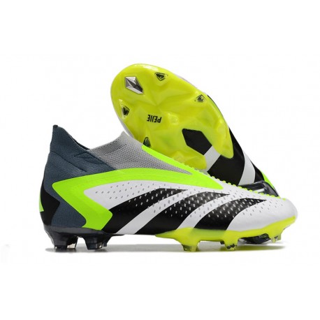 adidas Predator Accuracy + FG Bianco Nero Core Limone Lucido