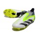 adidas Predator Accuracy + FG Bianco Nero Core Limone Lucido