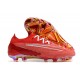 Scarpe da Calcio Nike Phantom GX Elite FG Rosso Bianco