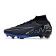 Nike Zoom Mercurial Superfly 9 Elite AG Pro Nero Cromo Hyper Royal