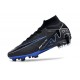 Nike Zoom Mercurial Superfly 9 Elite AG Pro Nero Cromo Hyper Royal