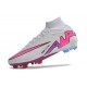 Nike Zoom Mercurial Superfly IX Elite FG Bianco Rosa Blu