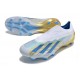 Scarpe da calcio adidas X Crazyfast.1 LL FG Bianco Blu Oro