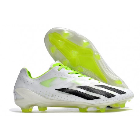 adidas X Crazyfast+ FG Nuovo Scarpa Bianco Nero Core Limone Lucido