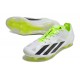 adidas X Crazyfast+ FG Nuovo Scarpa Bianco Nero Core Limone Lucido