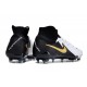 Nike Phantom Luna 2 Elite FG Scarpa Bianco Nero Oro Metallizzato