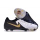 Nike Phantom GX Elite FG Nuovo Bianco Nero Oro Metallizzato