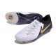 Nike Phantom GX Elite FG Nuovo Bianco Nero Oro Metallizzato