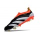 adidas Predator Elite Senza Lacci FG Nero Core Bianco Rosso Solare