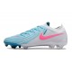 Nike Phantom Luna II Elite L FG Bianco Blu Rosa