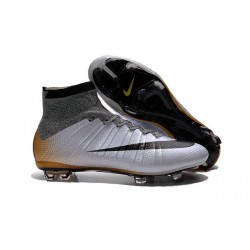 Scrapa da Calcio Nike Mercurial Superfly CR7 324K Gold Metallico Nero Arancio