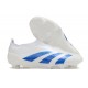 adidas Predator Elite Senza Lacci FG Bianco Blu