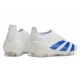 adidas Predator Elite Senza Lacci FG Bianco Blu