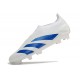 adidas Predator Elite Senza Lacci FG Bianco Blu