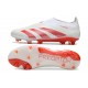 adidas Predator Elite Senza Lacci FG Bianco Rosso