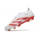 adidas Predator Elite Senza Lacci FG Bianco Rosso