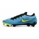 Nike Phantom GX2 Elite FG Nuovo Blu Giallo