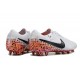 Nike Tiempo Legend 10 Elite FG Bianco Nero Arancione