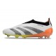 adidas Predator Elite Senza Lacci FG Bianco Nero Arancione