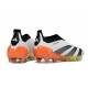 adidas Predator Elite Senza Lacci FG Bianco Nero Arancione