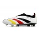 adidas Predator Elite Senza Lacci FG Bianco Nero Rosso Giallo