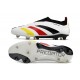 adidas Predator Elite Senza Lacci FG Bianco Nero Rosso Giallo